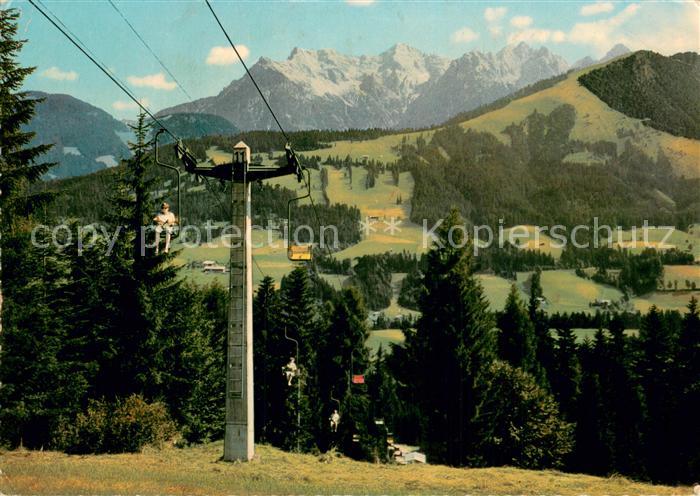 Sessellift Chairlift Telesiege Fieberbrunn  Tirol