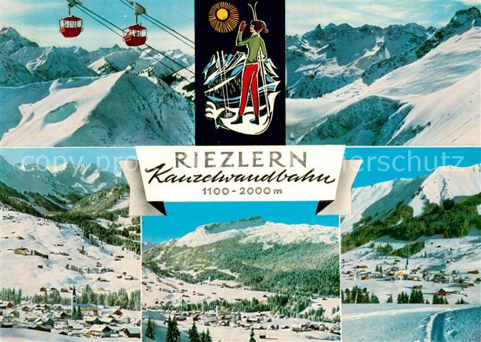 Seilbahn Cable-Car Telepherique Kleinwalsertal Riezlern
