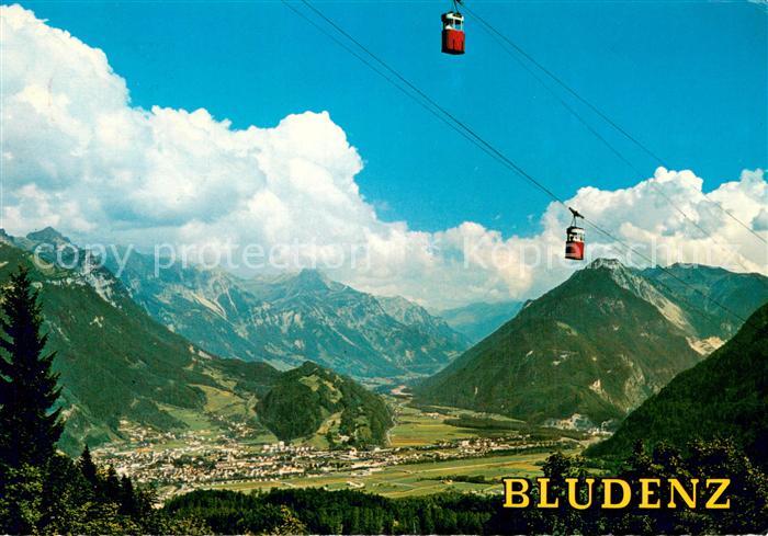 Seilbahn Cable-Car Telepherique Bludenz Klostertal