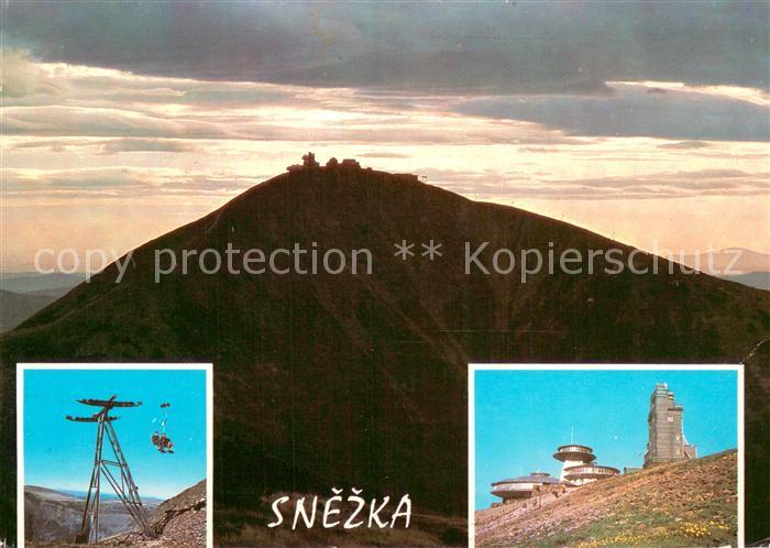 Sessellift Chairlift Telesiege Snezka Krkonose