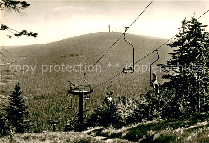 Sessellift Chairlift Telesiege Oberwiesenthal Kr. Annaberg
