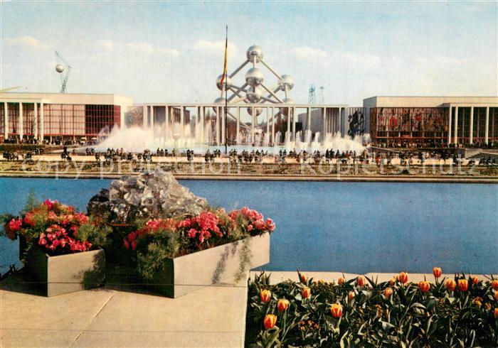 Exposition Universelle Bruxelles 1958 Platz und Pforte von Belgien