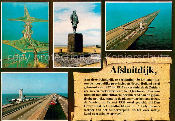 Chronik-AK Afsluitdijk