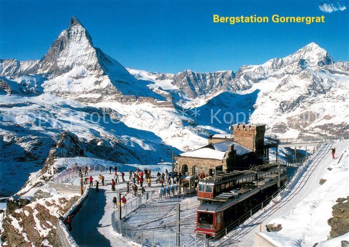 Bergbahn Bergstation Gornergrat Matterhorn