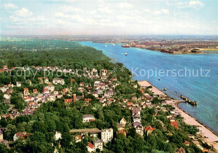 Blankenese Hamburg Fliegeraufnahme