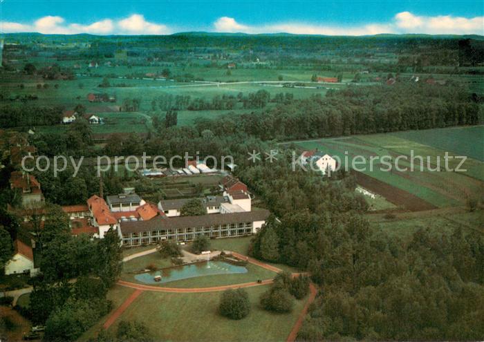 Bad Waldliesborn Kurhaus Kuranlagen Park Fliegeraufnahme