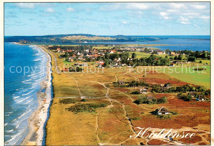 Insel Hiddensee Fliegeraufnahme