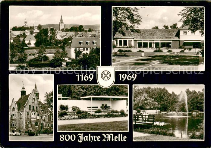 Bad Melle Osnabrueck Solbad Kuranlagen Teich