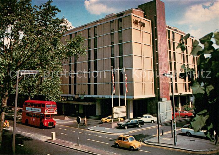 London  UK Hilton International Kensington Doppeldeckerbus