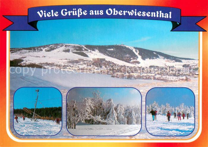 Oberwiesenthal Erzgebirge Winterpanorama Kurort Wintersportzentrum