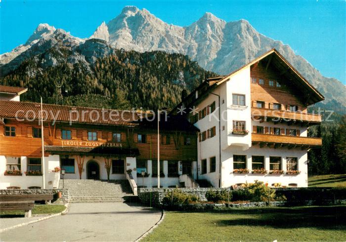 Ehrwald Tirol Talstation der Zugspitzbahn Zugspitze Wettersteingebirge