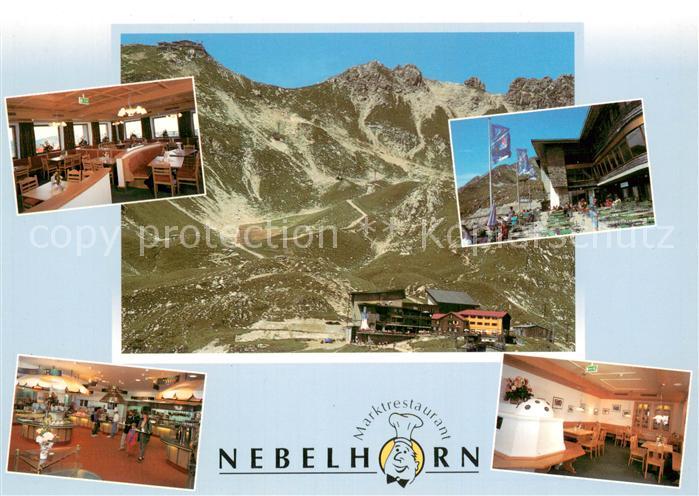 Oberstdorf Nebelhorn Bergstation Bergrestaurant Allgaeuer Alpen