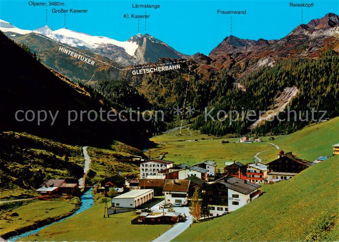 Hintertux Zillertal Panorama Thermalbad Gletscherbahn Hintertuxer Gletscher Zill