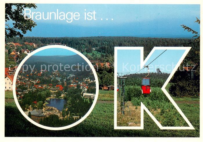 Braunlage Harz Panorama Bergbahn