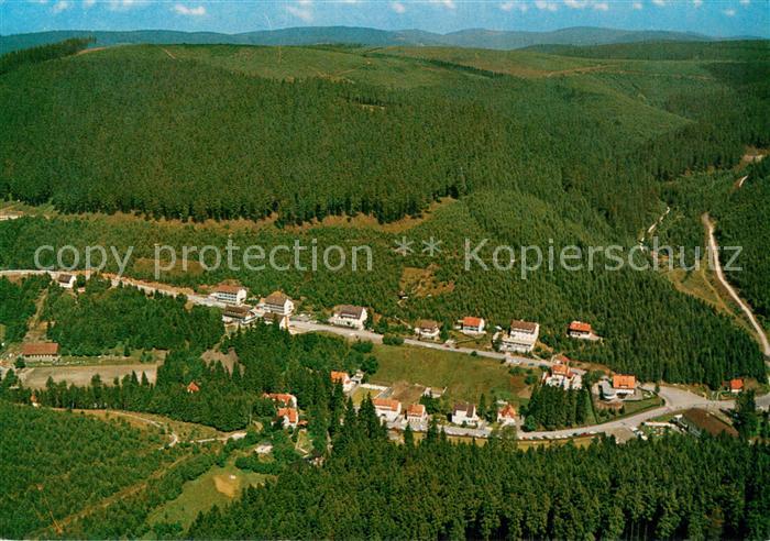 Wildemann Harz Goslar Niedersachsen Blick ins Spiegeltal und Sanickel