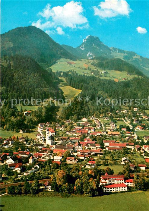 Oberaudorf Panorama mit Bruennstein Bayerische Voralpen