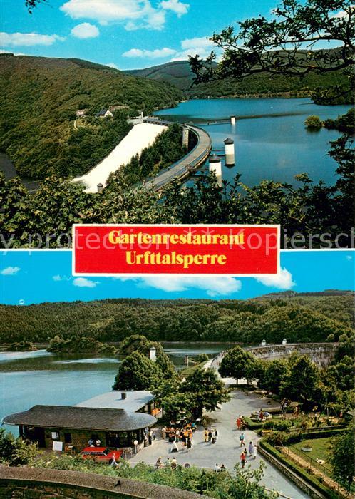 Schleiden Eifel Gartenrestaurant Urfttalsperre Staumauer Stausee