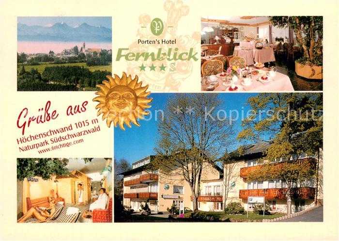 Hoechenschwand Schwarzwald BW Park Hotel Fernblick Restaurant Wellness Panorama