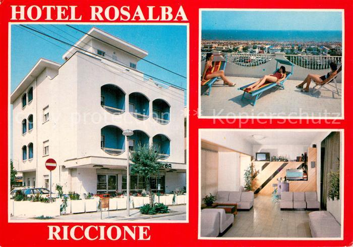 Riccione Rimini IT Hotel Rosalba Dachterrasse