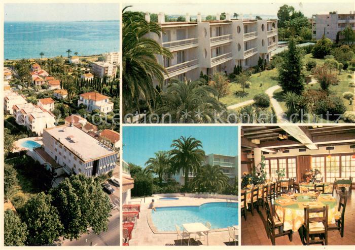 Golfe-Juan 06 Hotel Restaurant Les Jasmins Jardin Pis
