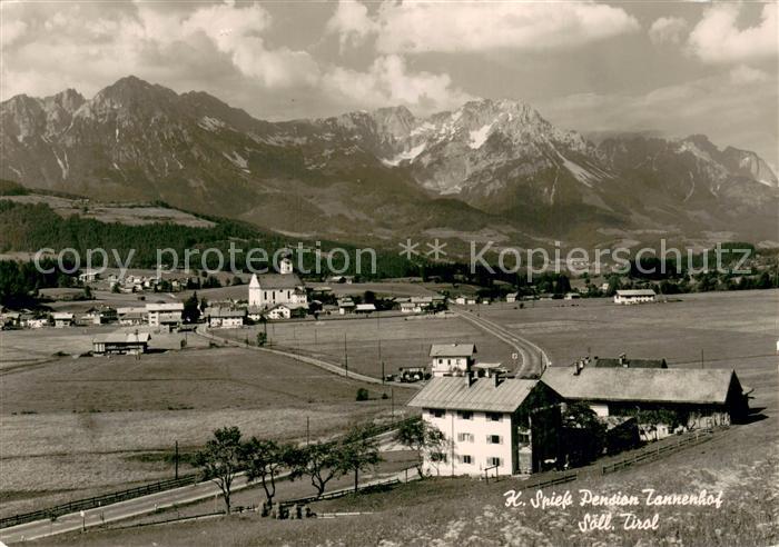 Soell Tirol AT Pension Tannenhof Panorama Alpen