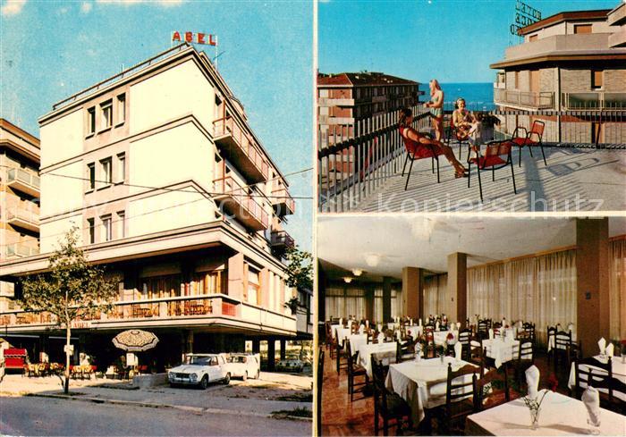 Cesenatico Hotel Abel Restaurant Dachterrasse