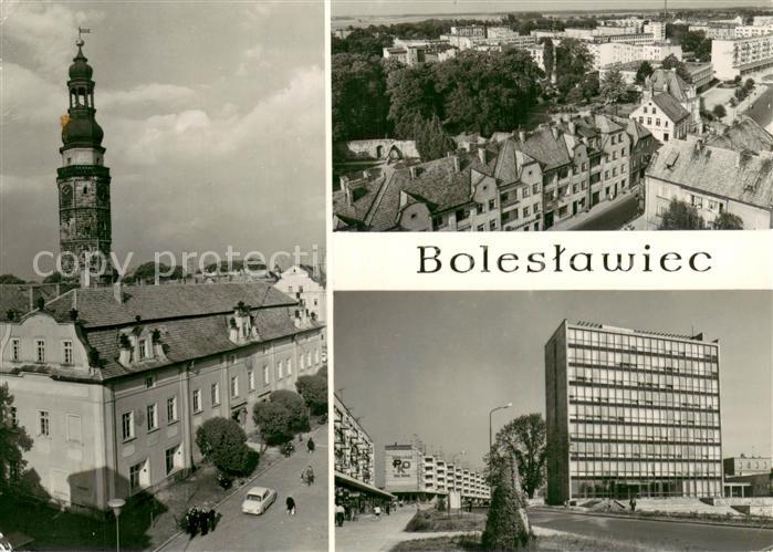 Boleslawiec Bunzlau Niederschlesien PL Ratusz przebudowany Widok ogolny Gmach Pr