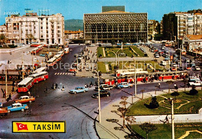 Istanbul Constantinopel TK Hauptplatz von Taksim