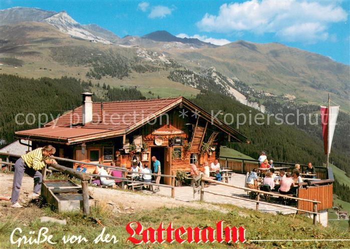 Lanersbach Jausenstation Lattenalm Almhuette Wandergebiet Alpen