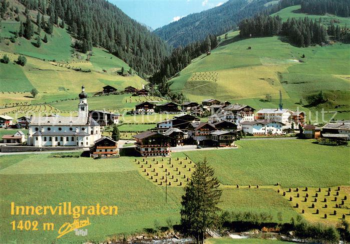 Innervillgraten Erholungsort im Hochpustertal Ansicht mit Kirche