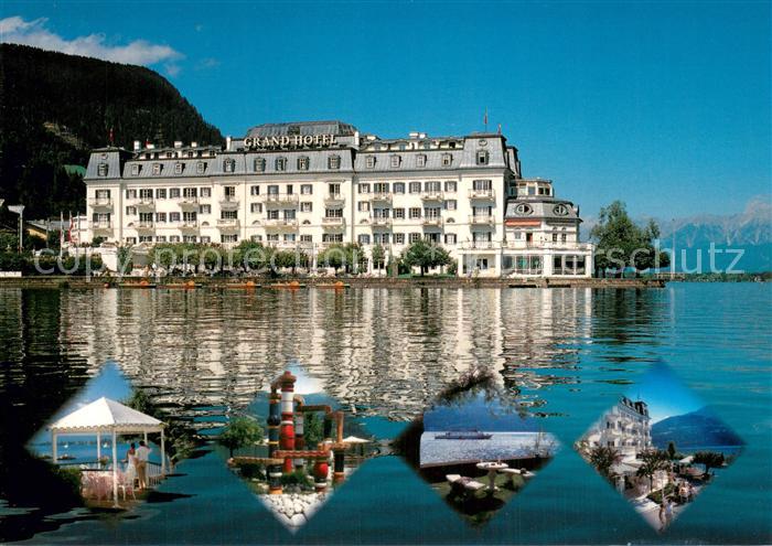 Zell See AT Grand Hotel Ansicht vom See aus