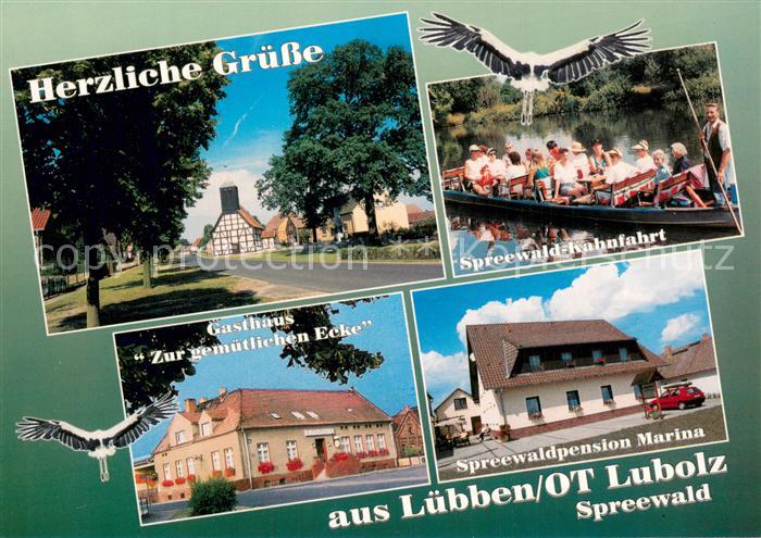 Lubolz Gasthaus Zur gemuetlichen Ecke Pension Marina Spreewald Kahnfahrt