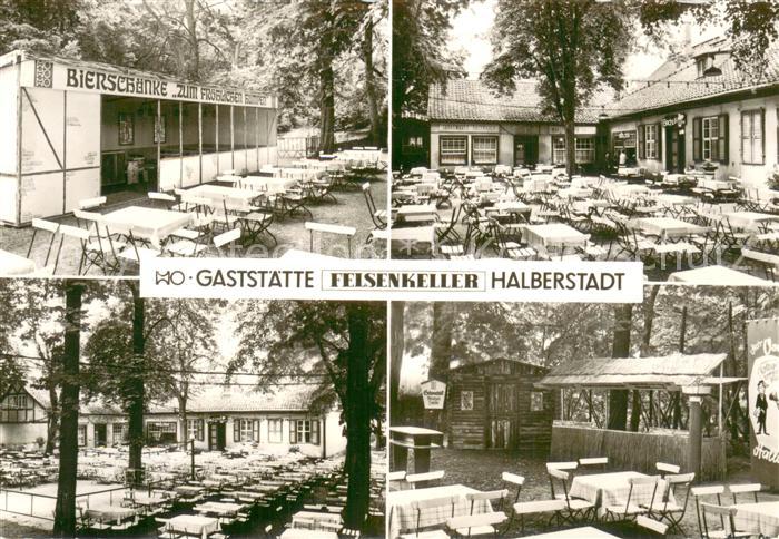 Halberstadt Gaststaette Felsenkeller Freiterrasse