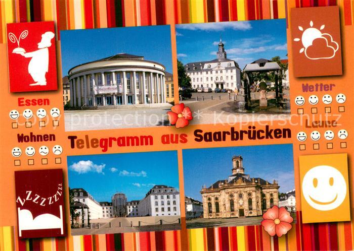 SAARBRueCKEN Saarland Staatstheater Altes Schloss Ludwigskirche