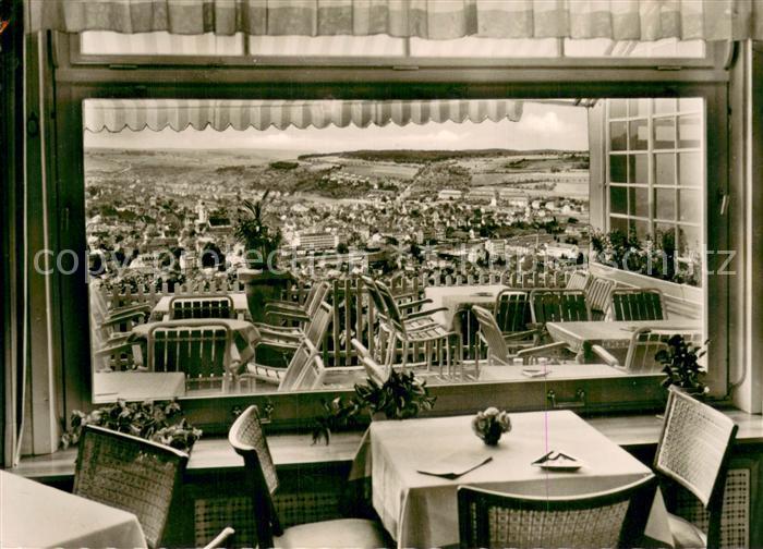 Bad Mergentheim Terrassen Kaffee Waldeck Fensterblick