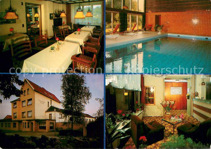 Duhnen Cuxhaven Hotel Pension Meeresfriede Gaststube Hallenbad