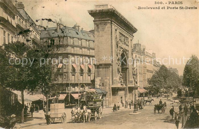 Paris 75 Boulevard et Porte St Denis