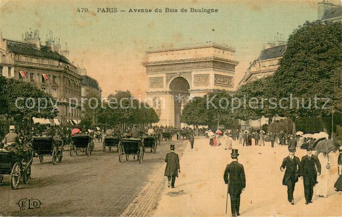 Paris 75 Avenue du Bois de Boulogne