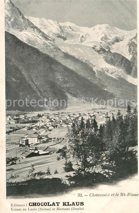 Chamonix et le Mont Blanc