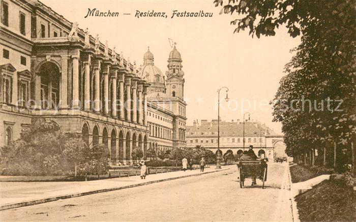 Muenchen Bayern Residenz Festsaalbau