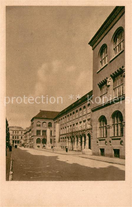 Muenchen Bayern Universitaet Neubau Amalienstrasse