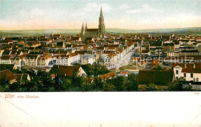 Ulm  Donau Panorama mit Ulmer Muenster