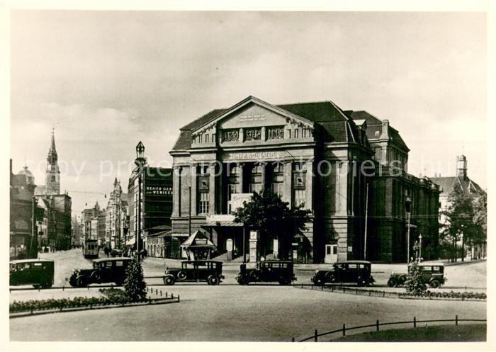 MAGDEBURG  CITY Breiter Weg mit Zentral Theater