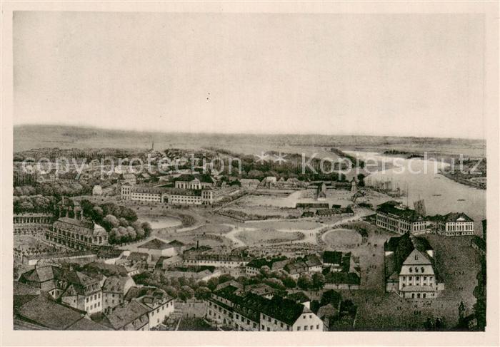 Friedrichstadt Dresden Westlicher Teil der Innenstadt um 1833 Panorama