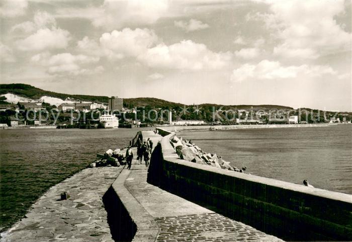 Sassnitz Ostseebad Ruegen Panorama Uferweg