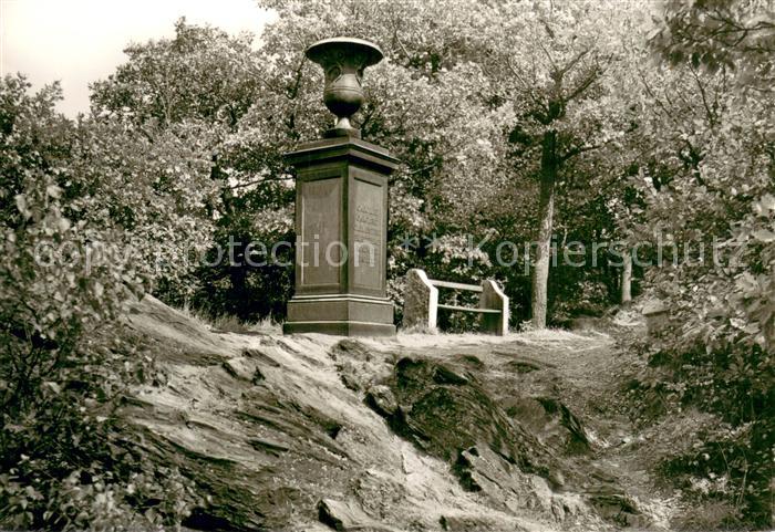 Harzgerode Alexisbad Verlobungsurne am Habichtsstein