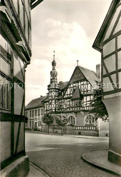 Harzgerode Blick zum Rathaus