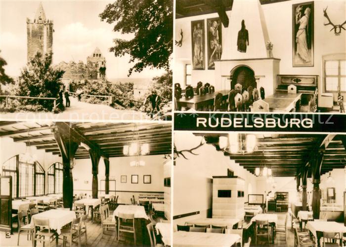 Rudelsburg HO Gaststaette Rudelsburg Rittersaal HO Gaststaette Rudelsburg Restau