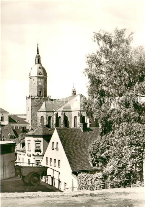 Annaberg-Buchholz Erzgebirge Blick zur St Annenkirche