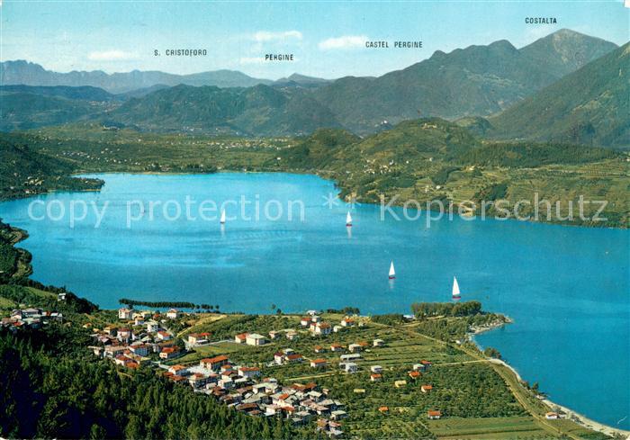 Calceranica al Lago Fliegeraufnahme